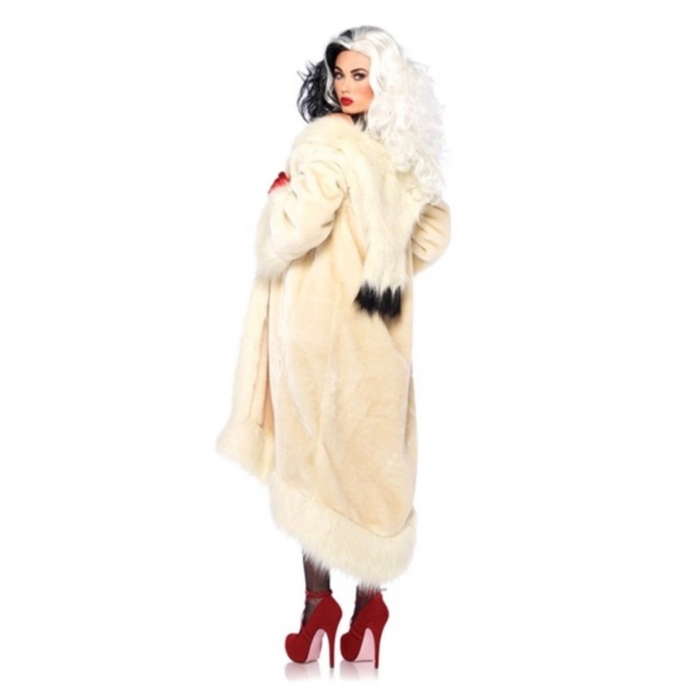 Disney Cruella de vil Leg Avenue fur coat with wig